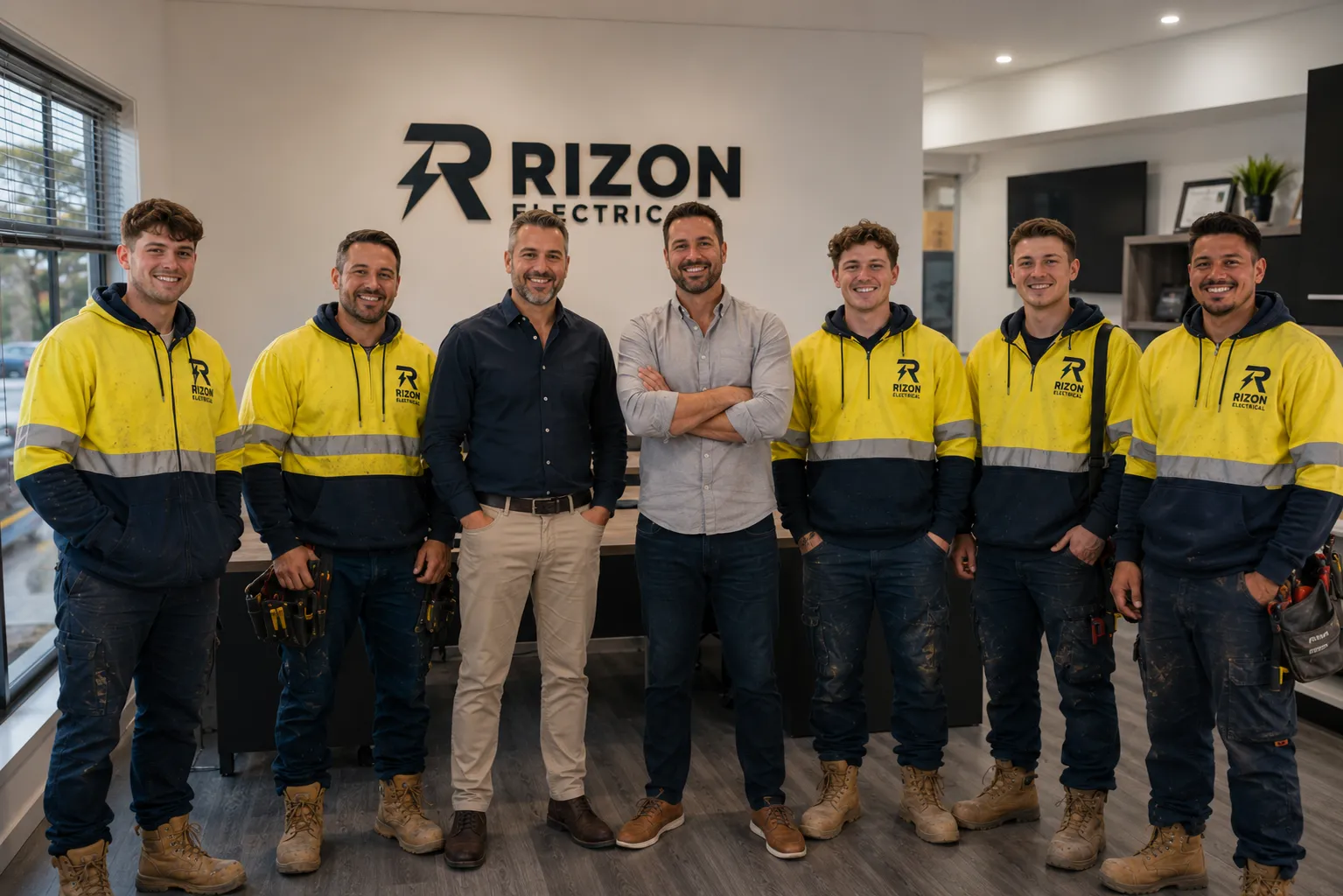 Rizon Electrical team at work
