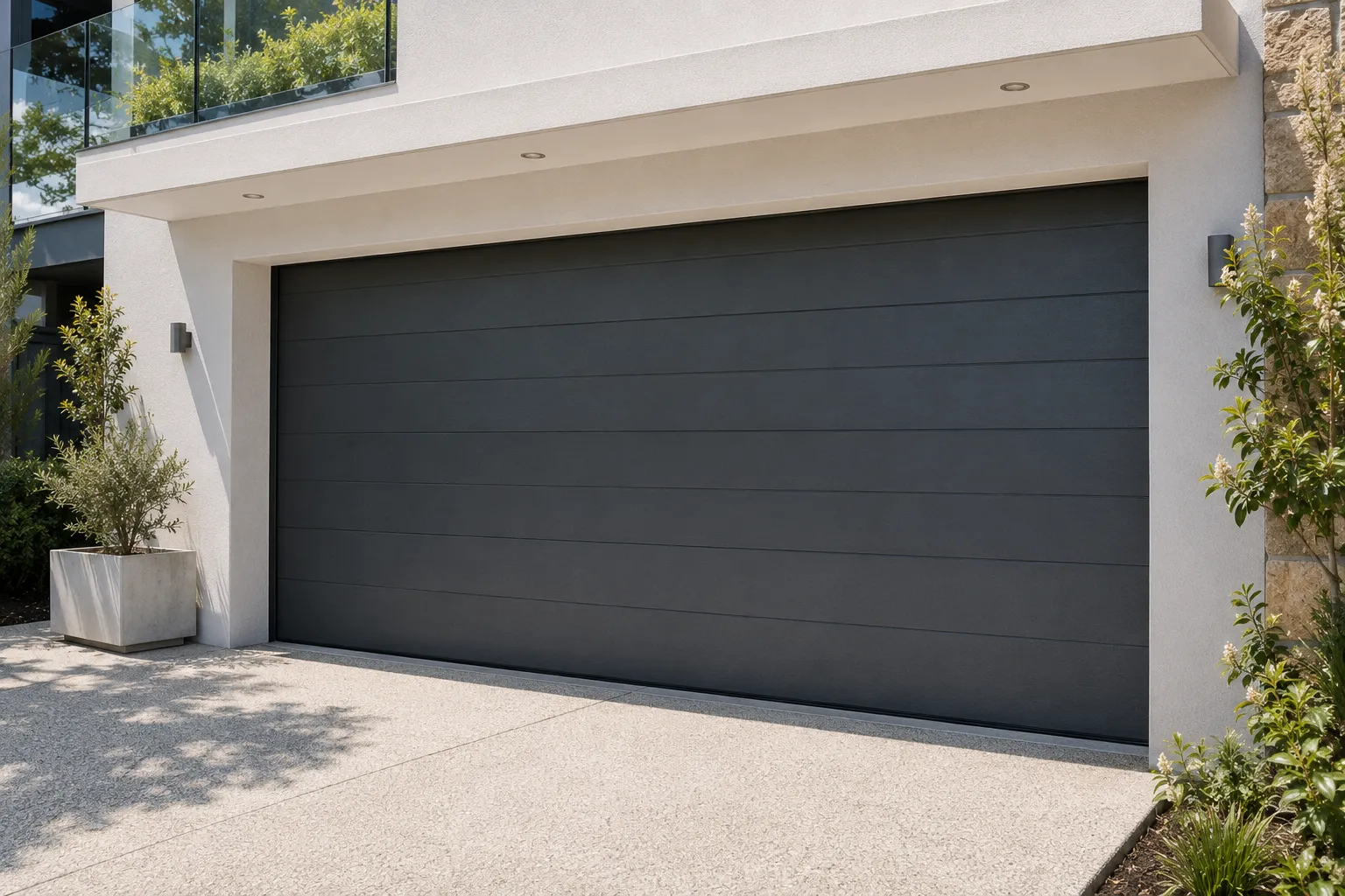 Recent garage door work