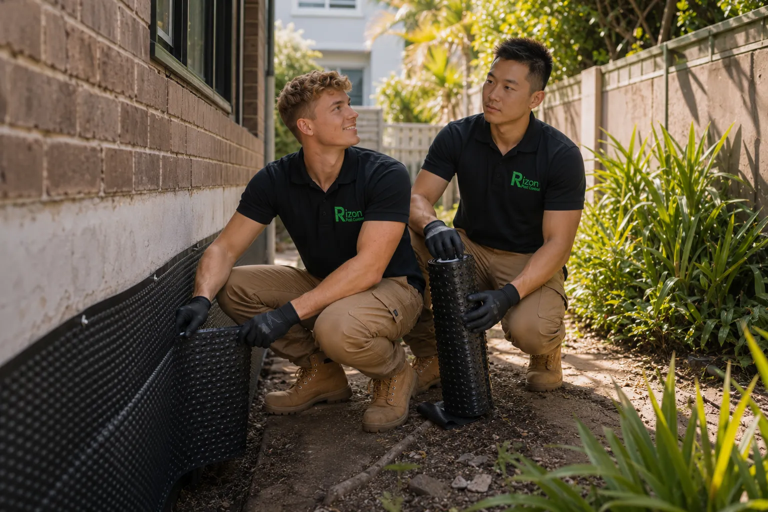 Recent pest control work