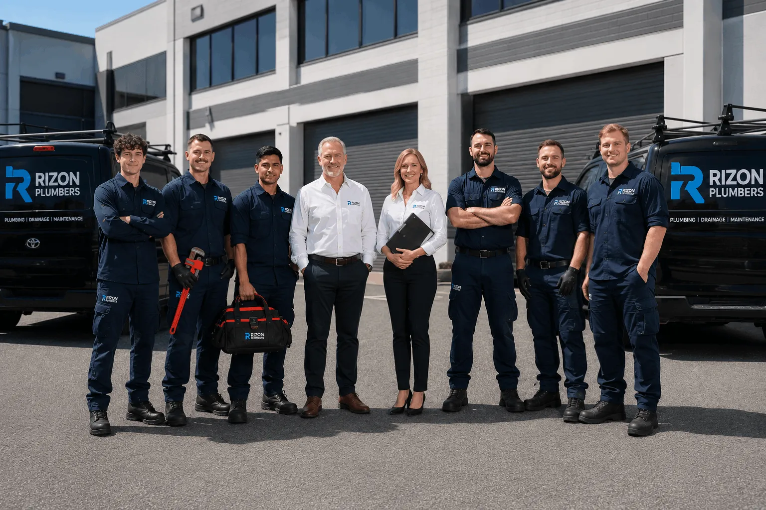 The Rizon Plumbing team