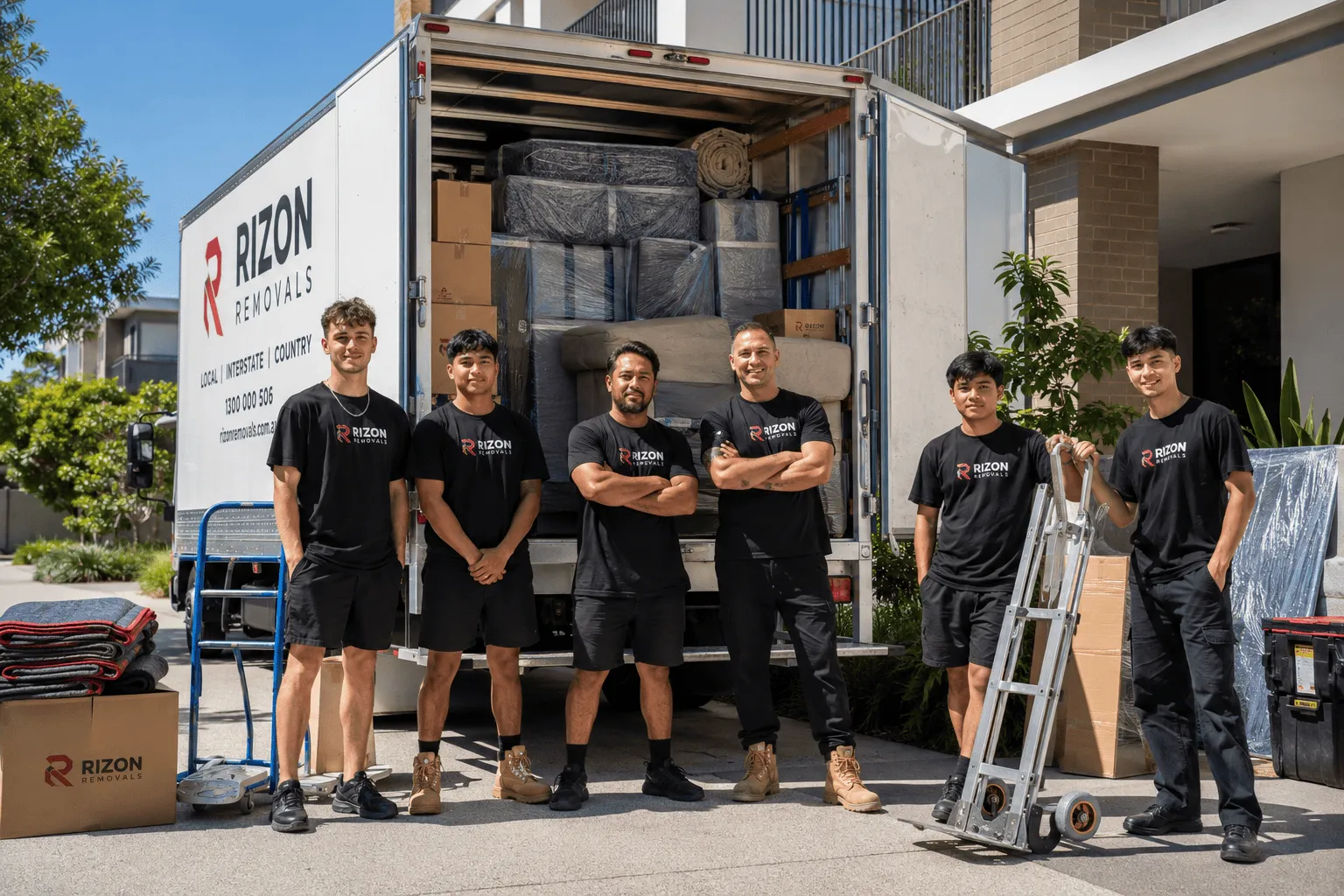 Professional Sydney removalists at work
